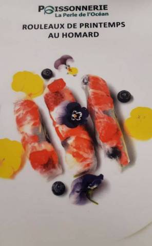 Rouleaux de printemps aux homards